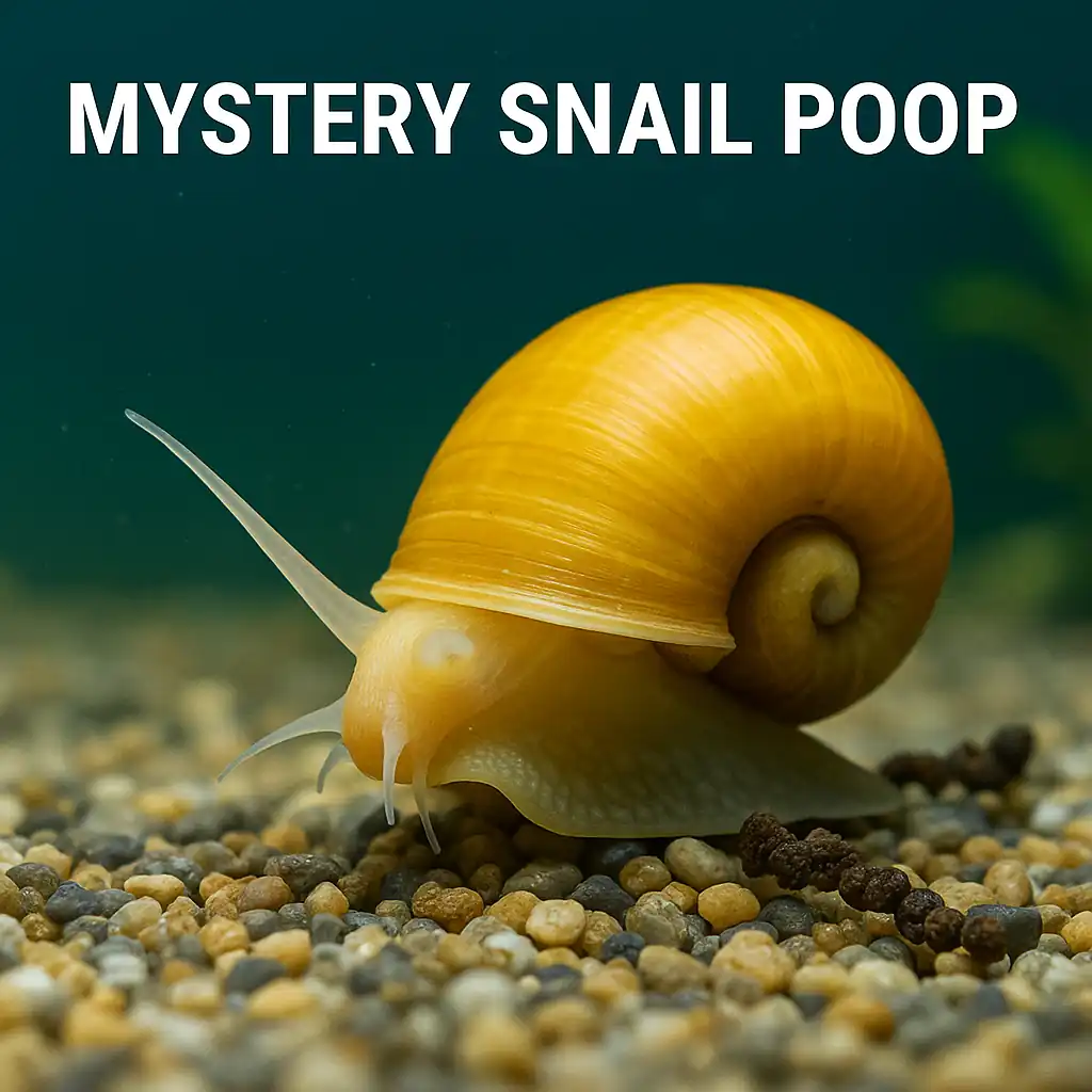 mystery snail poop